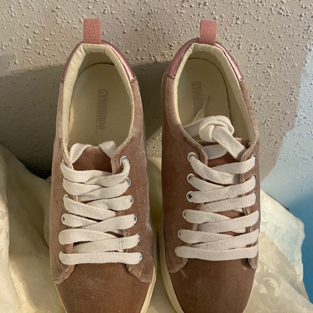 Gymboree Pink Velvet sneakers